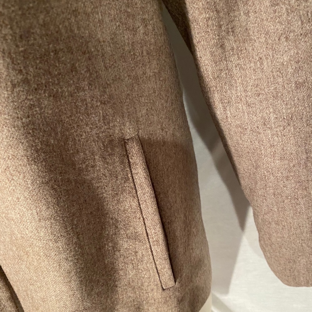 Liz Claiborne Tan Wool Vintage Long Sleeves Jacket - Picture 2 of 11